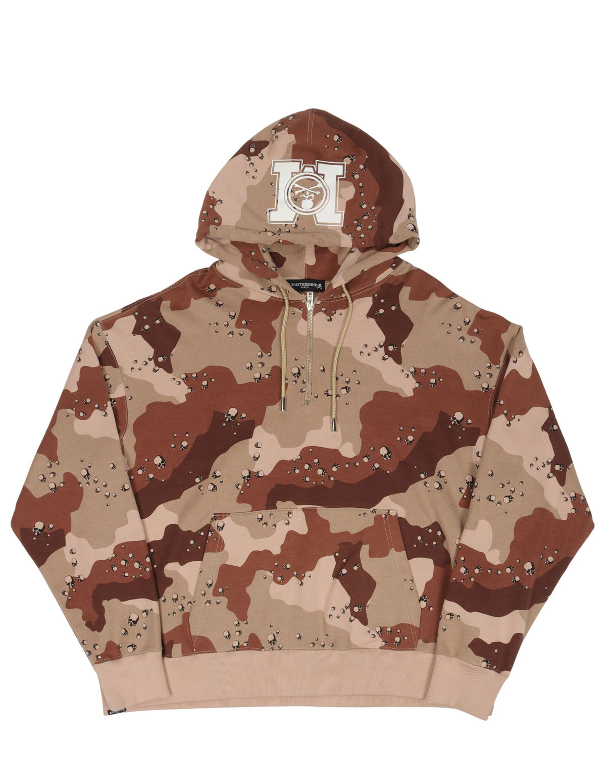 Camouflage Half Zip Hoodie