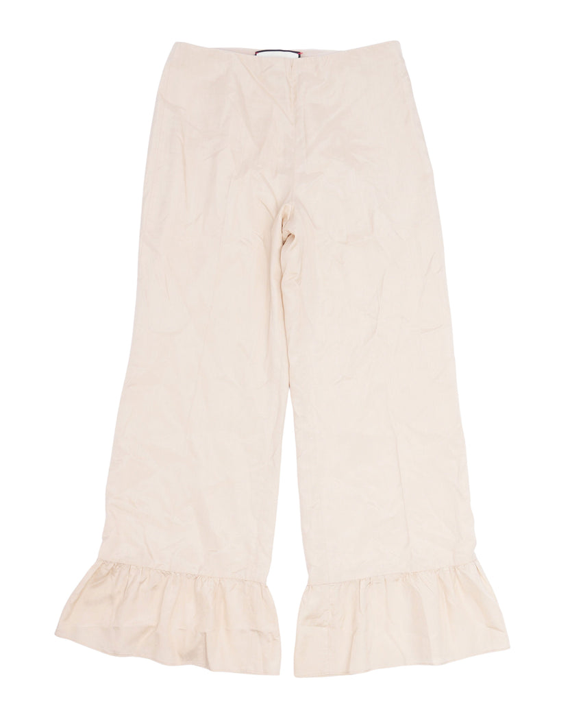 Ruffle Flare Trouser