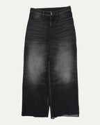 Raw Hem Baggy Jeans