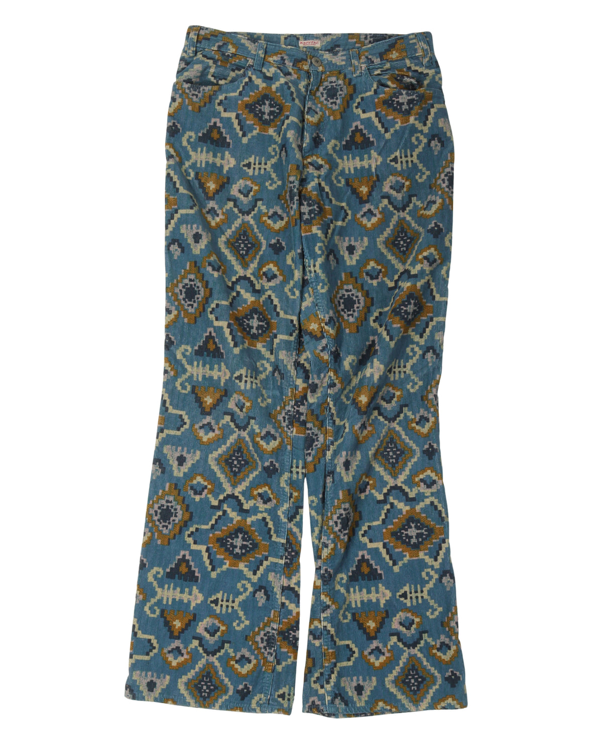 Ikat Corduroy Pants