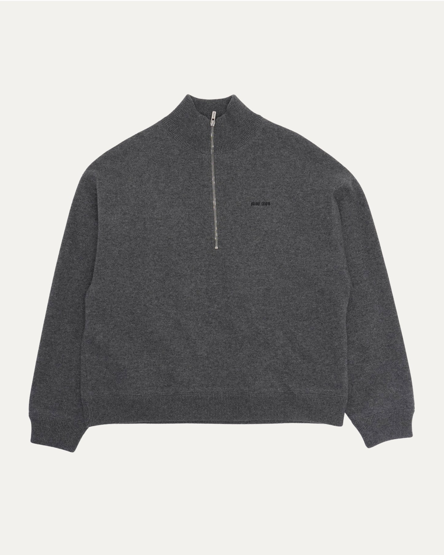 Cashmere Quarter Zip Sweater