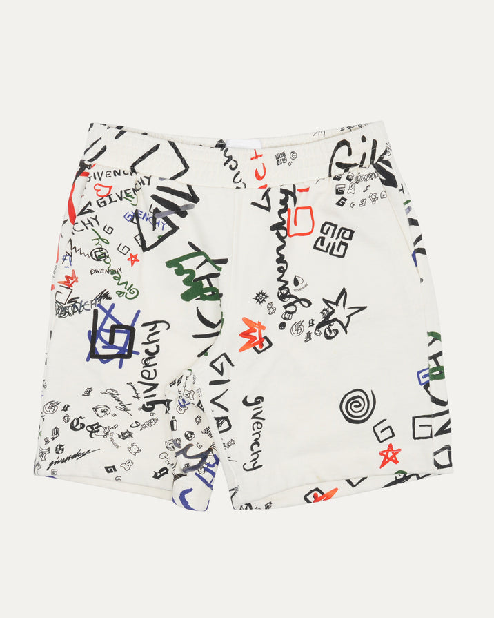 Graffiti Print Shorts