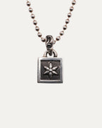 Framed Star Pendant on Ball Chain