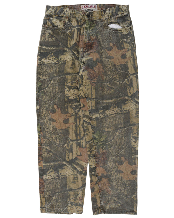 Braided Realtree Camouflage Jeans