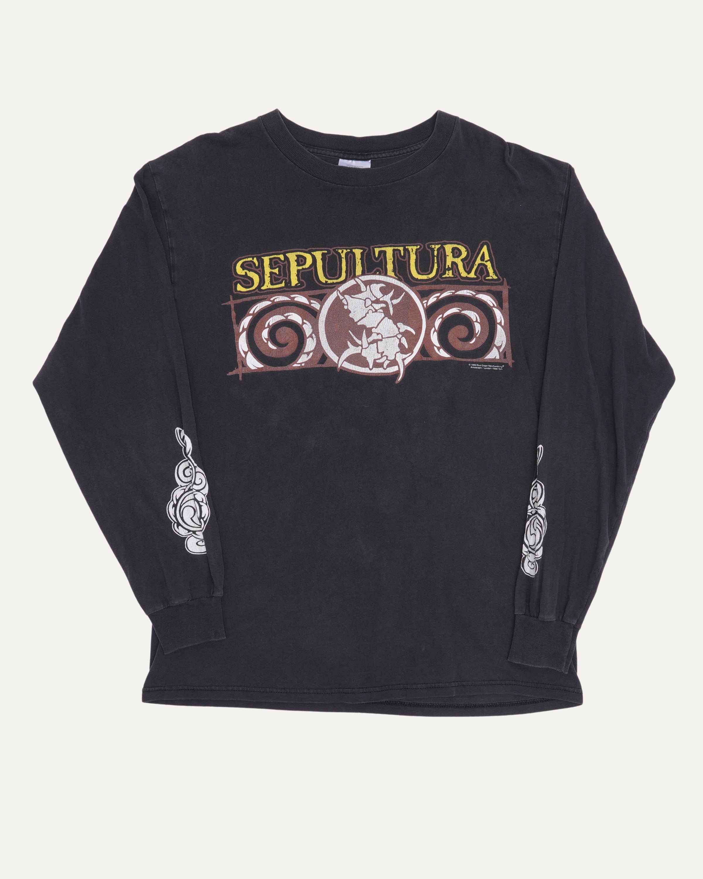 Sepultura 1999 Blue Grape Long Sleeve T-Shirt