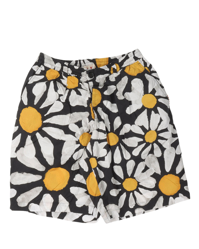 Floral-Print Bermuda Shorts