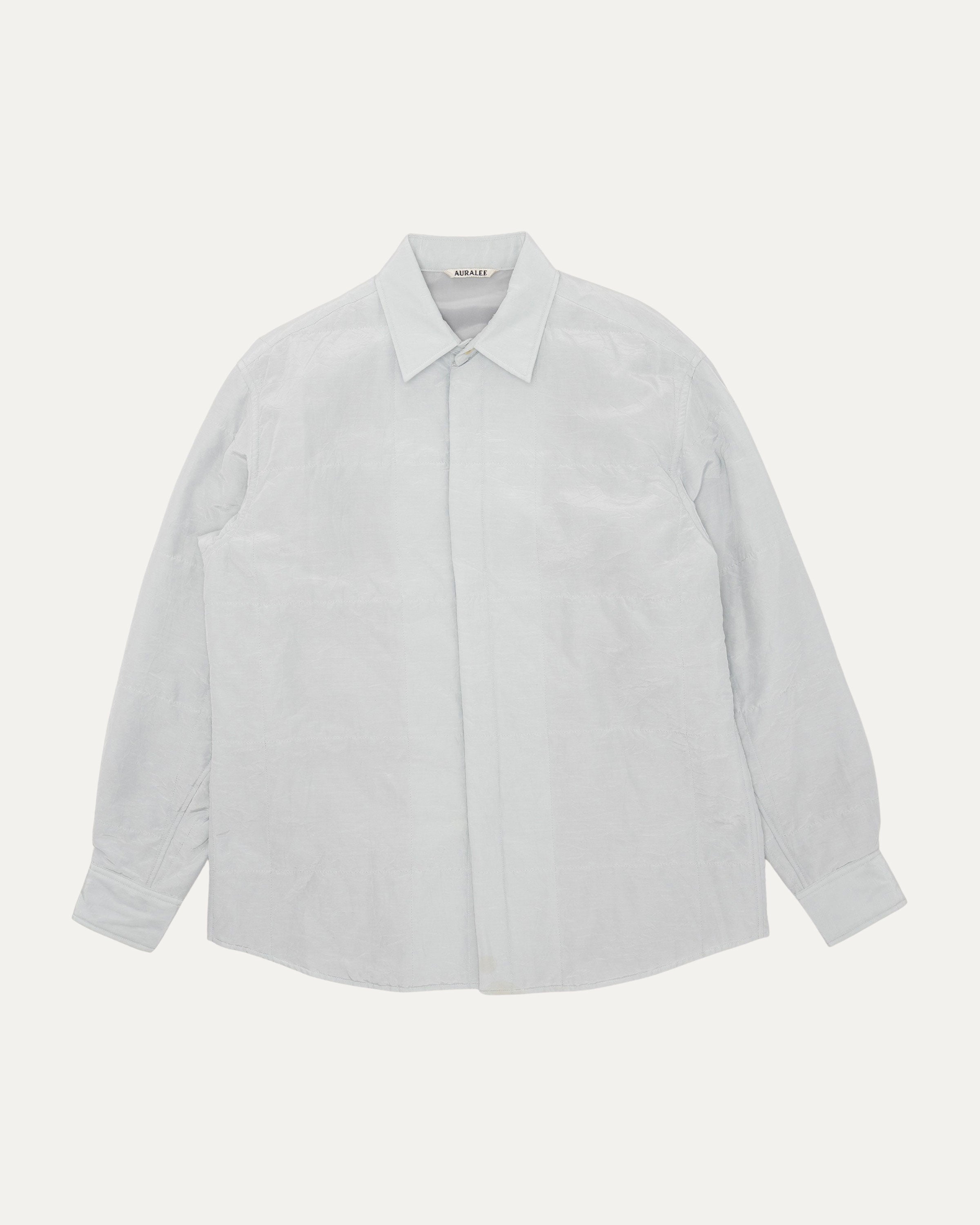 Quilted Light Silk Blend Shirt