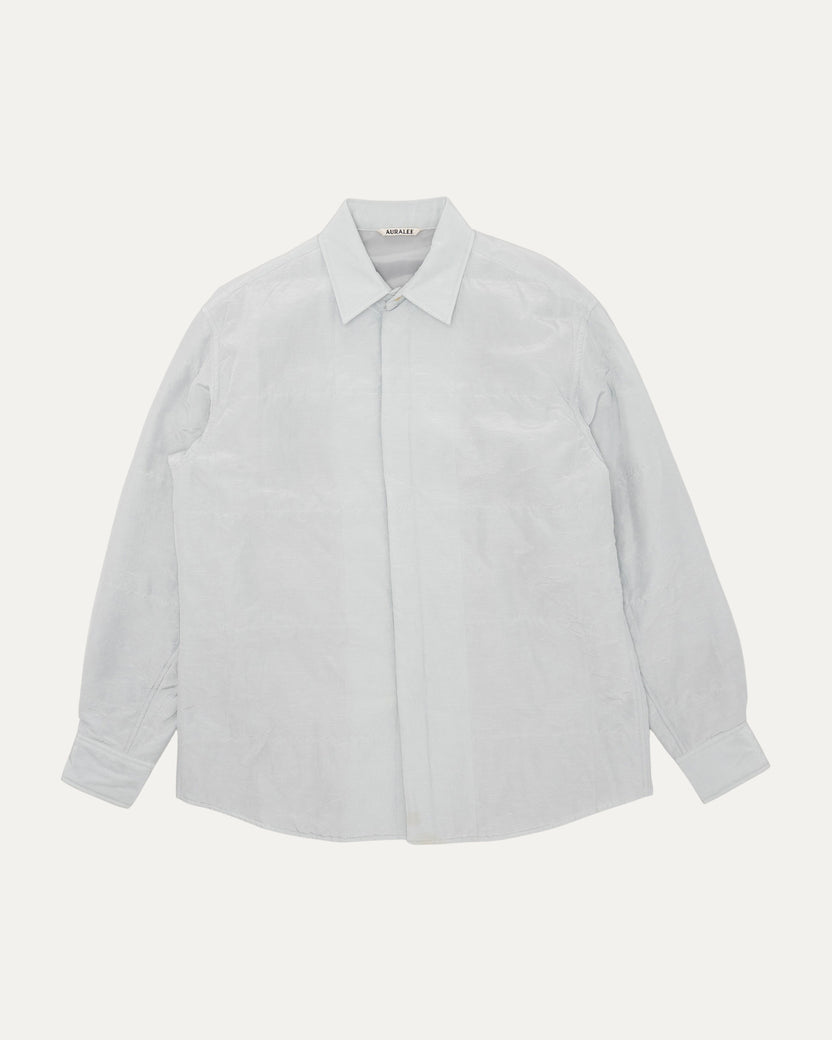 Quilted Light Silk Blend Shirt