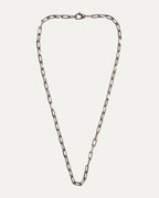 Medium White Gold Santos de Cartier Necklace