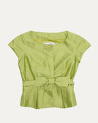 Cruise 2006 Raw Silk Belted Jacket