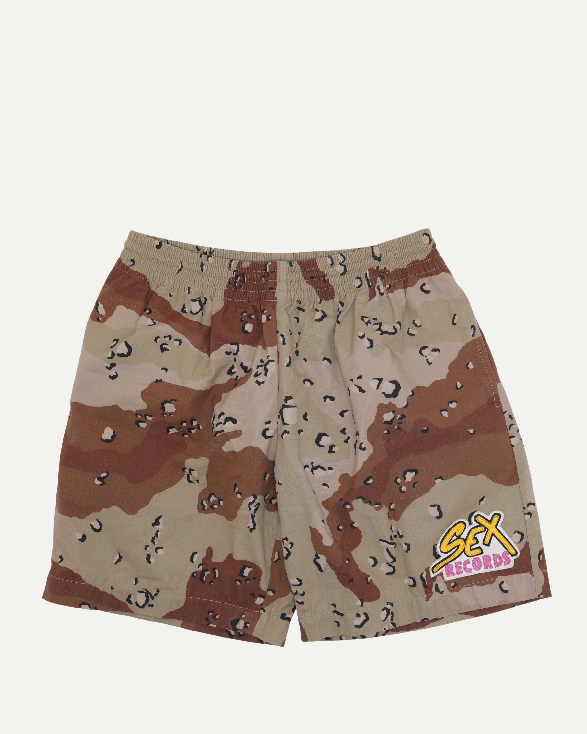 Chrome Hearts Matty Boy Sex Records Camo Drawstring Shorts