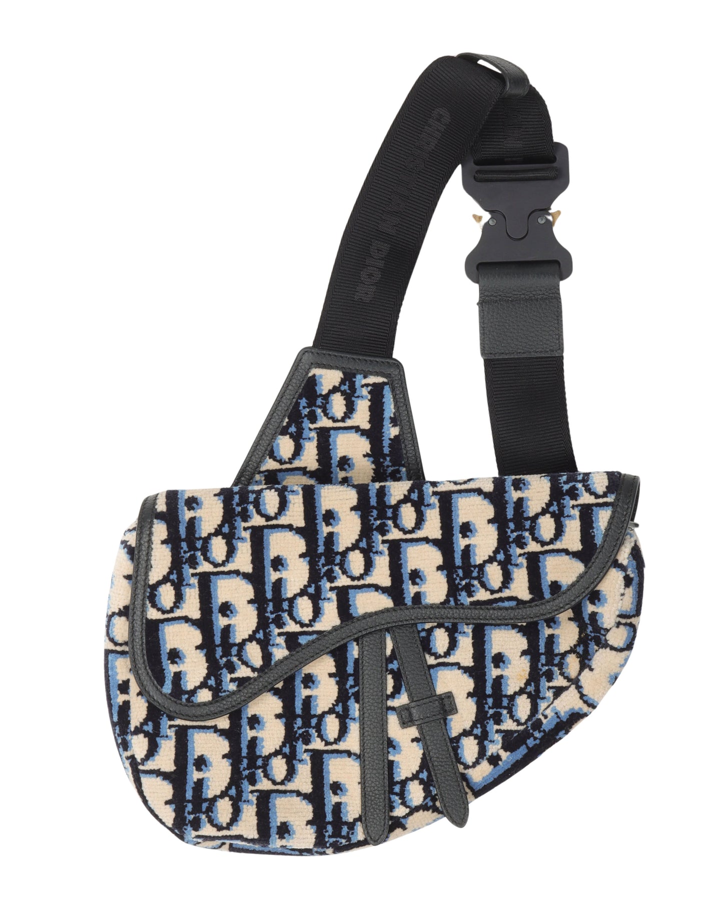 Knit Monogram Saddlebag