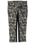 Monogram Wool Blend Plaid Pants