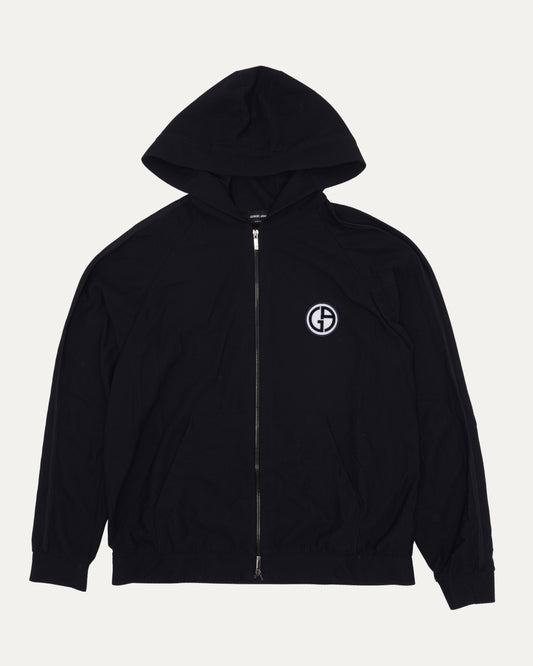 Mesh Zip Up Hoodie