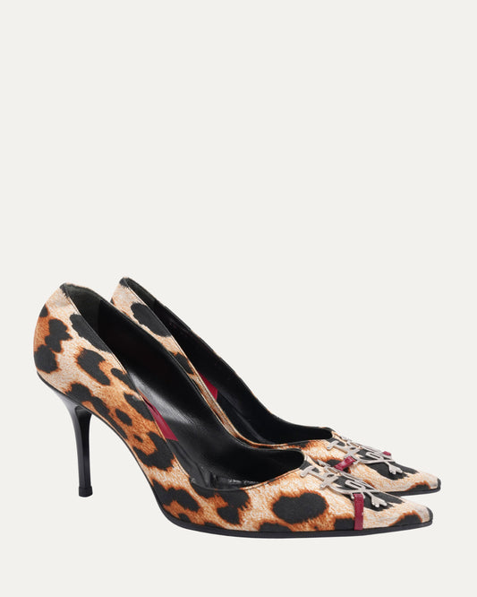 FW 2004 "I Love Dior" Leopard Heels