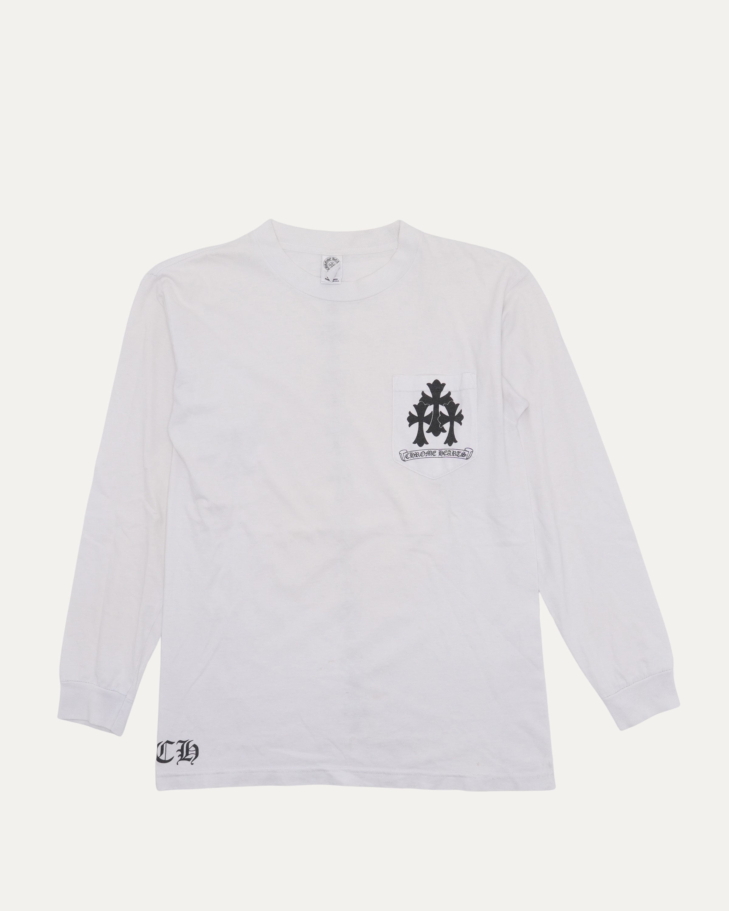 Chrome Hearts Cemetery Cross Long Sleeve Pocket T-Shirt – Justin Reed