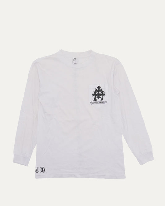 Cemetery Cross Long Sleeve Pocket T-Shirt