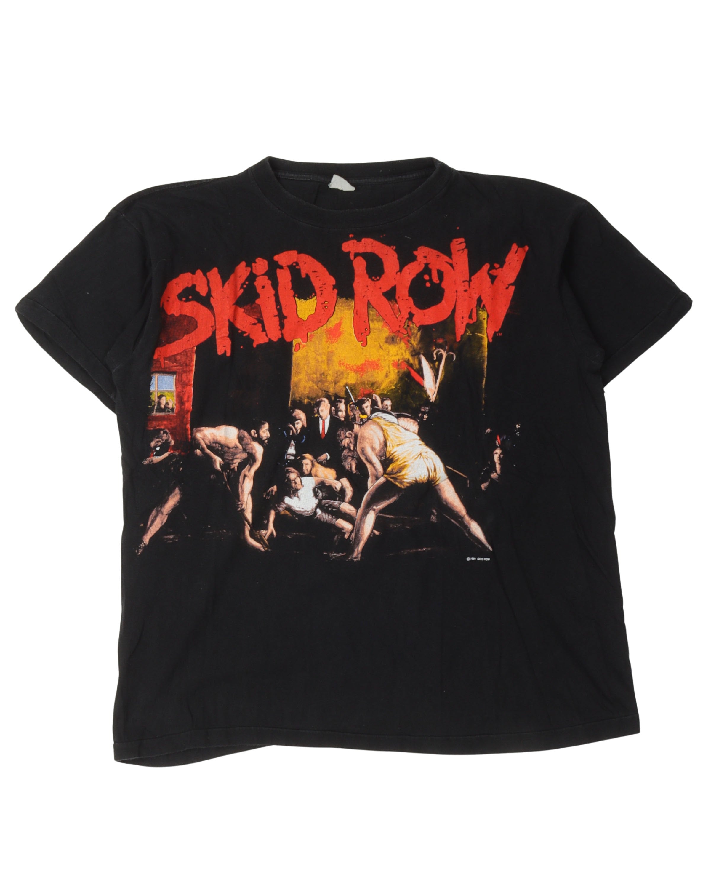 Skid Row 1991 Slave to the Grind Tour T-Shirt