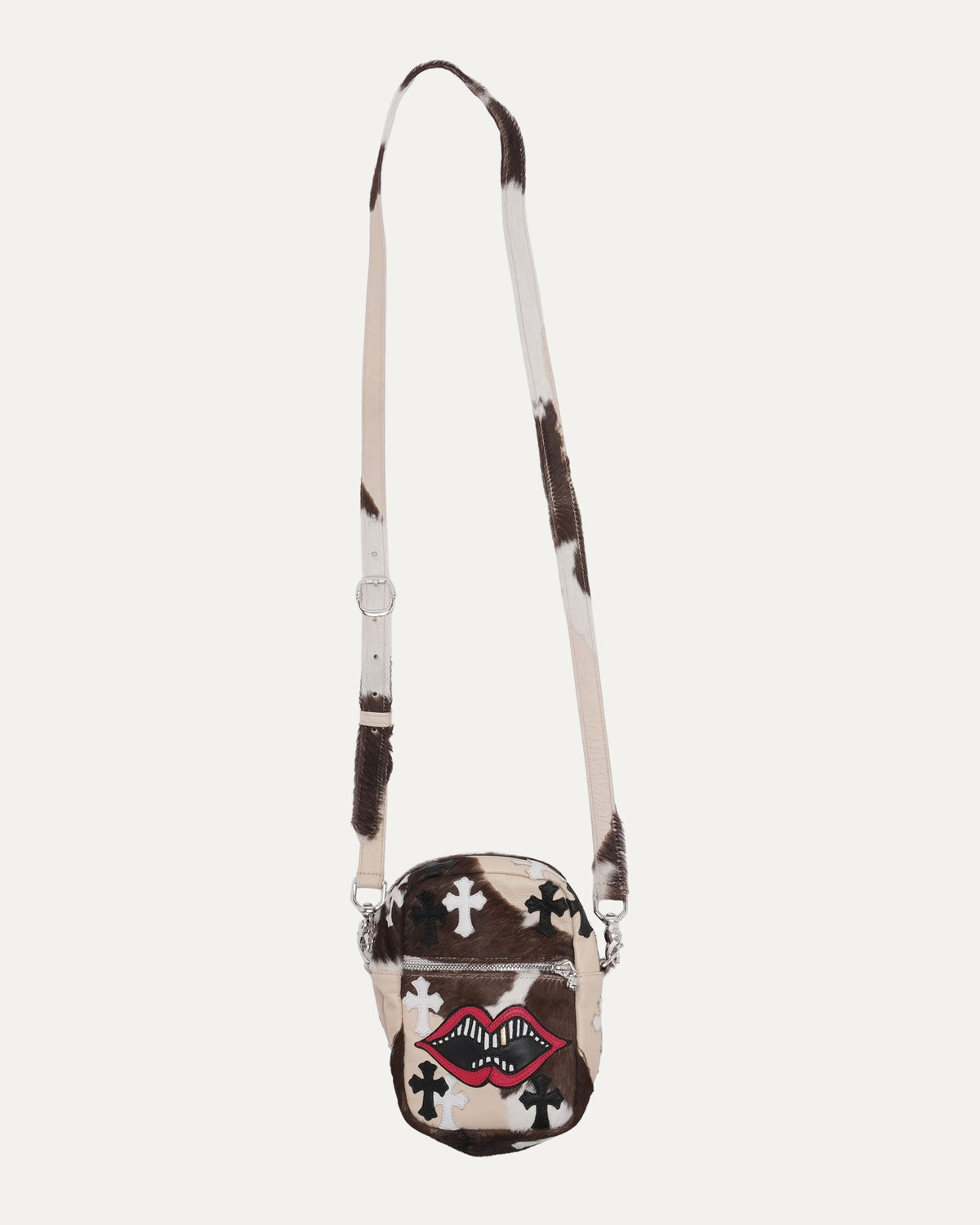 Matty Boy Cross Patch Chomper Cow Hide Taka Bag