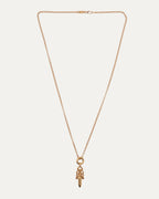 Gold Dagger on Roll Chain