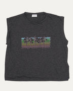 Palm Tree Logo Cropped Tank Top