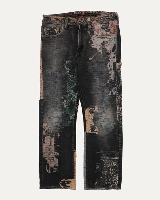 Boro Bandana Jeans
