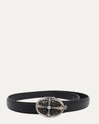Thin Oval Cross Belt
