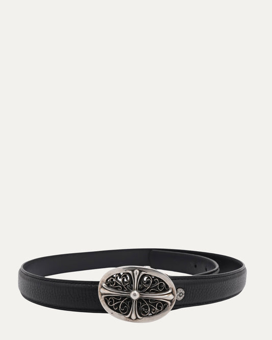 Thin Oval Cross Belt