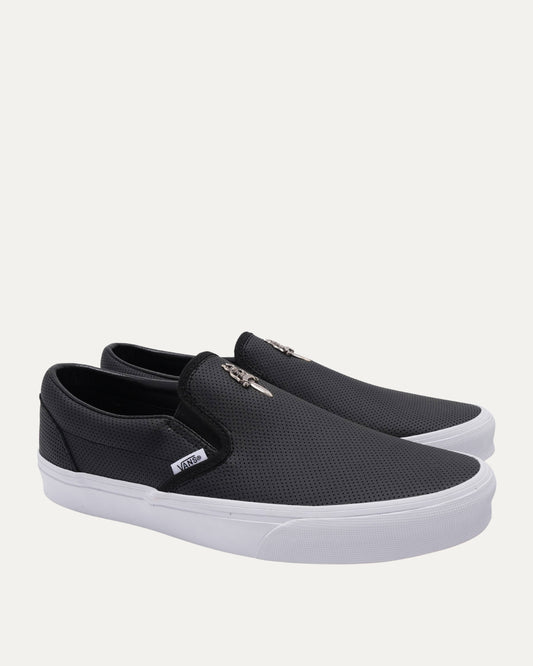 Dagger Embellished Vans Perforated Slip On Sneakers