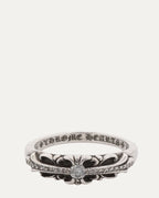 Diamond Mini Floral Cross Ring