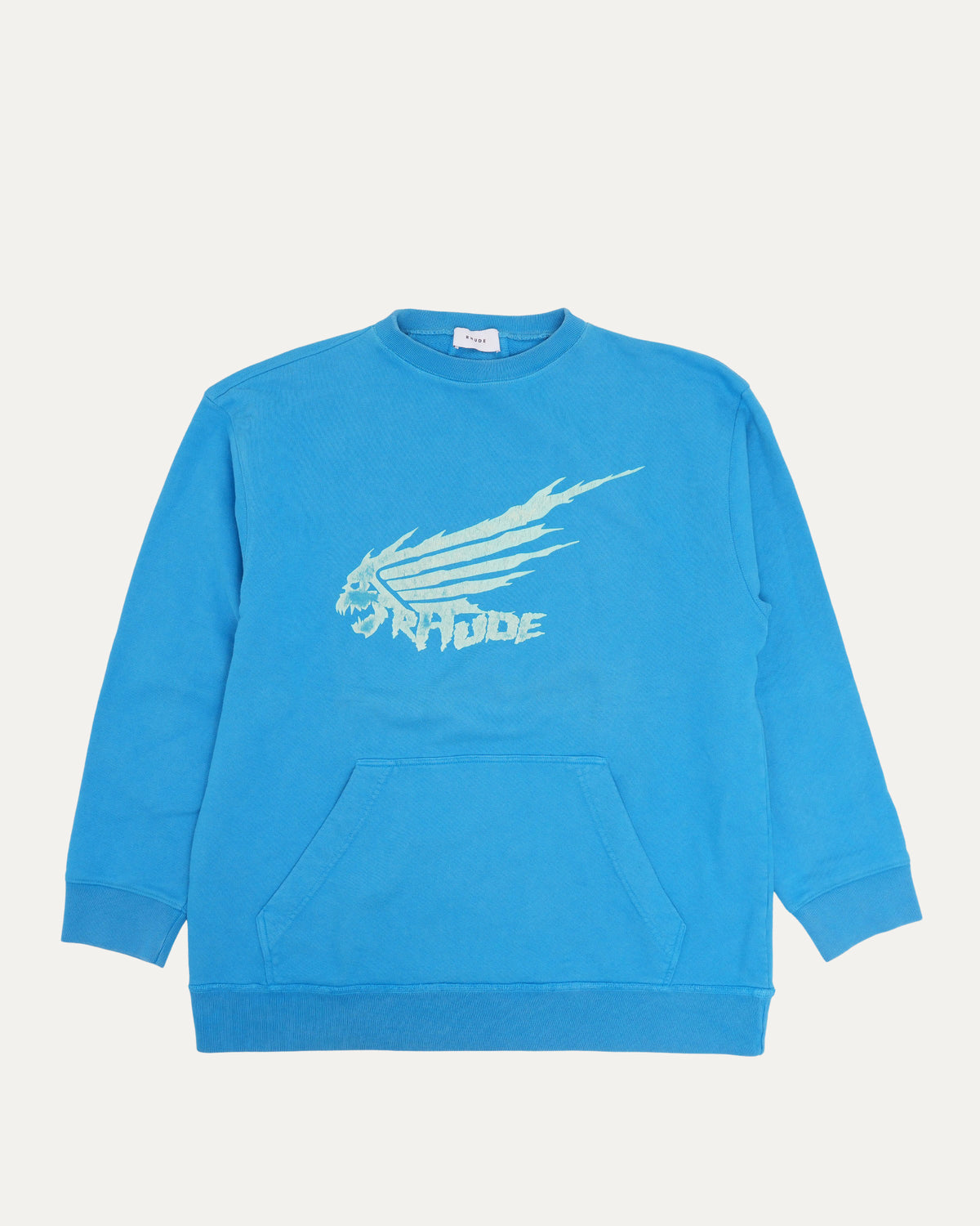 Elbow Patch Dragon Crewneck Sweatshirt