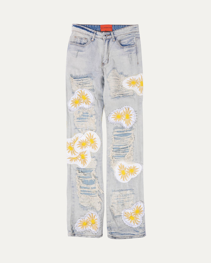 Who Decides War Patchwork Jeans