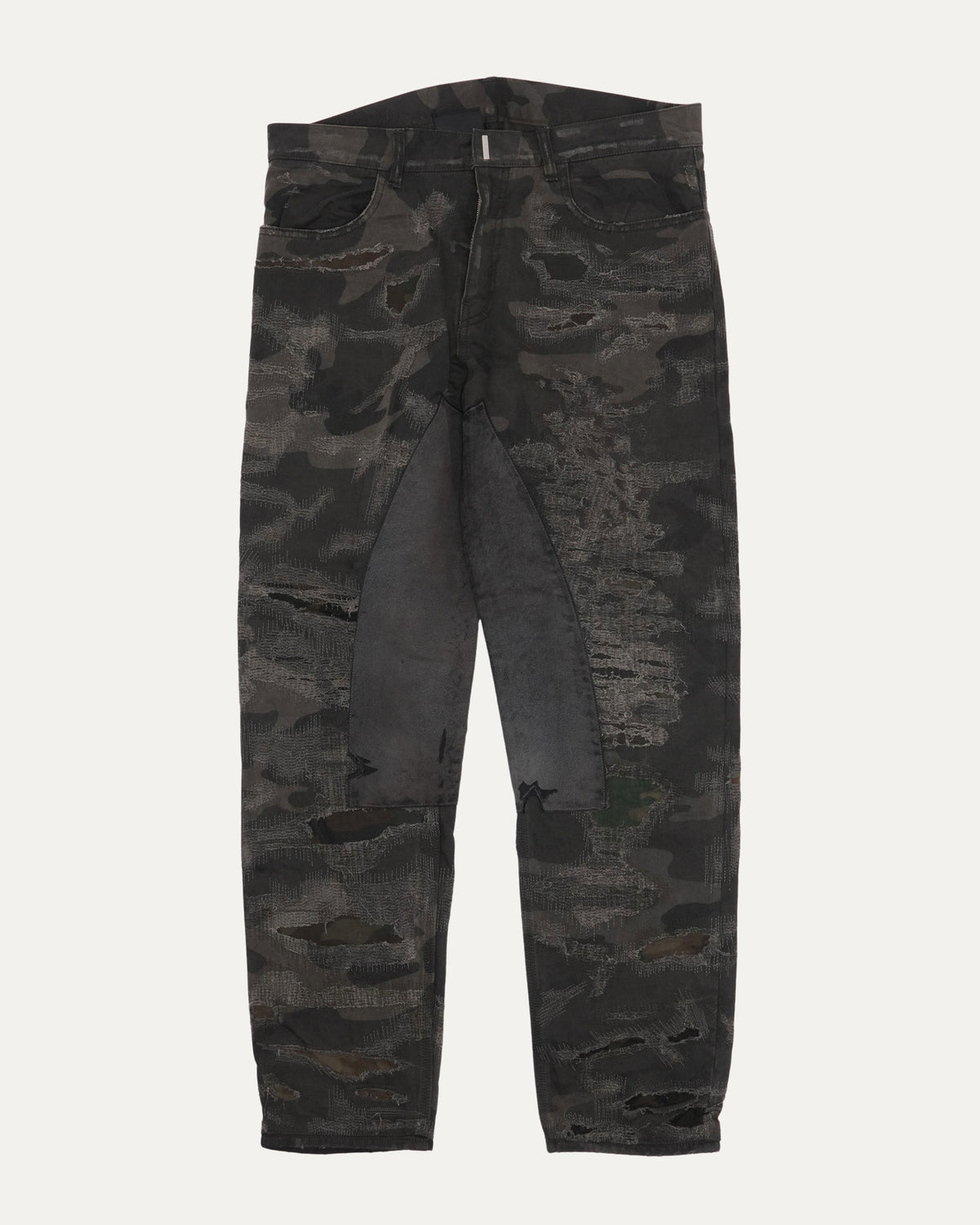 Camouflage Boro Repair Jeans