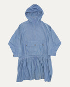 Tsumori Chisato Denim Hooded Anorak Dress