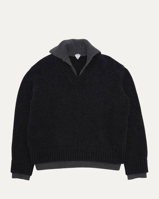 Layered Collared Sweater