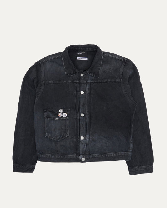Pin Embellished Type VII Denim Jacket