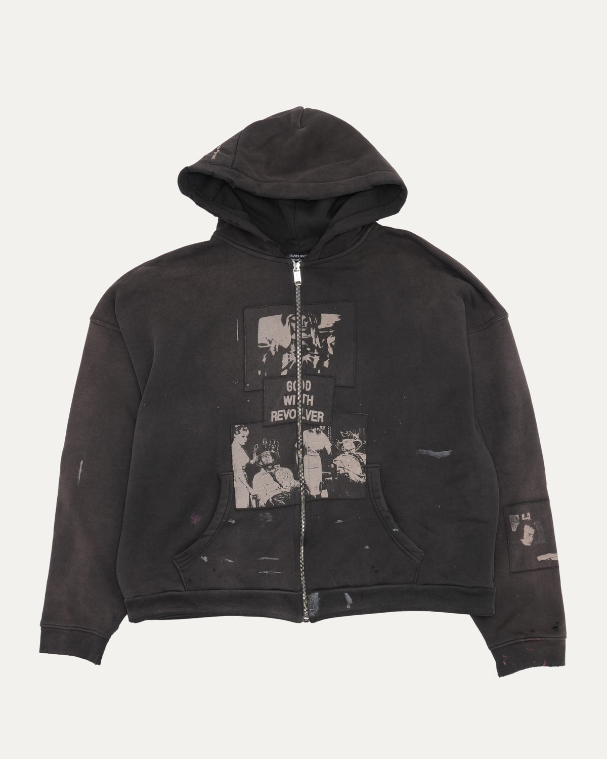 Revolver Assemblage Zip Hoodie