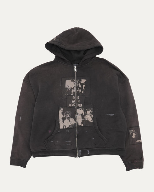 Revolver Assemblage Zip Hoodie