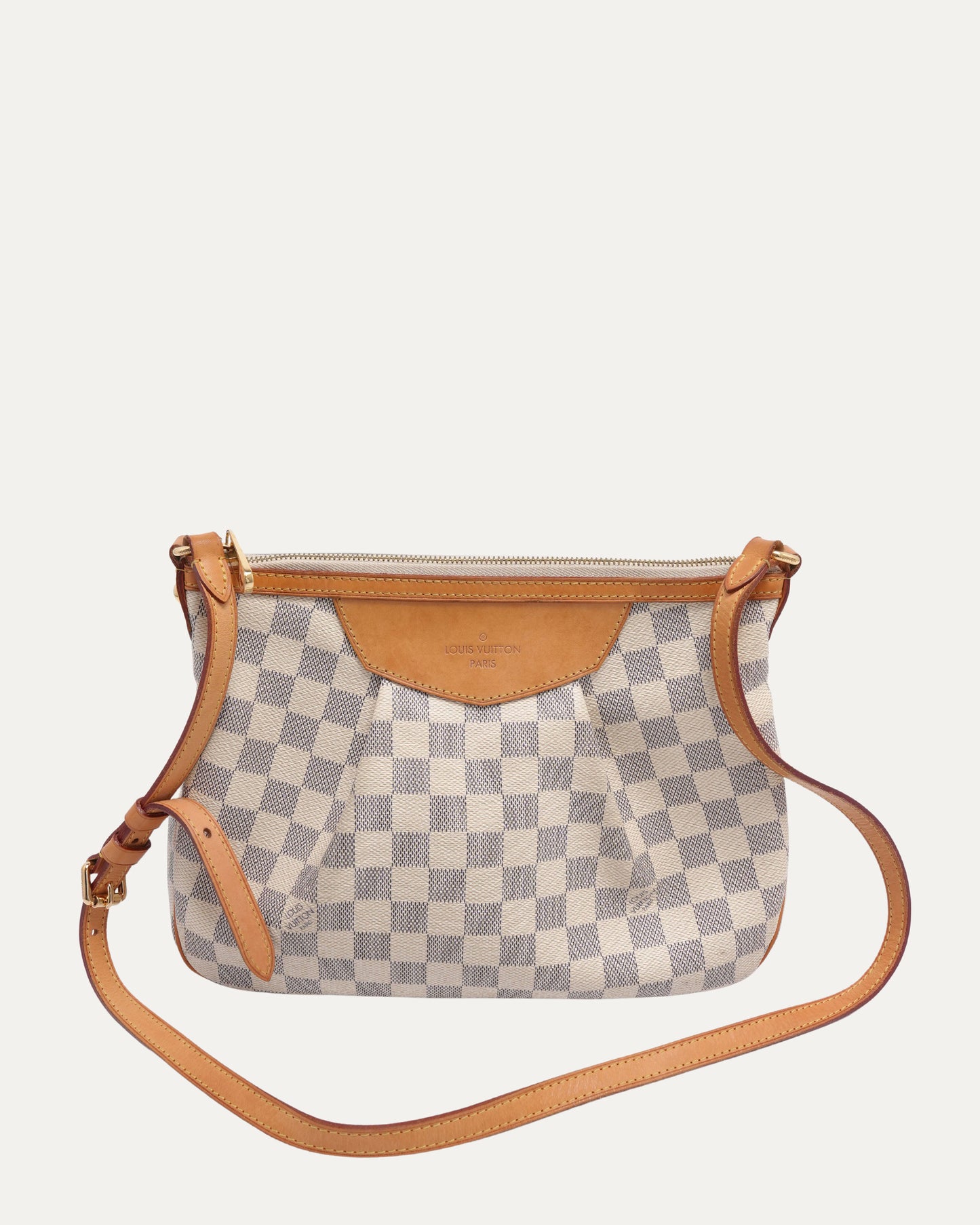 Damier Azur Siracusa PM Shoulder Bag