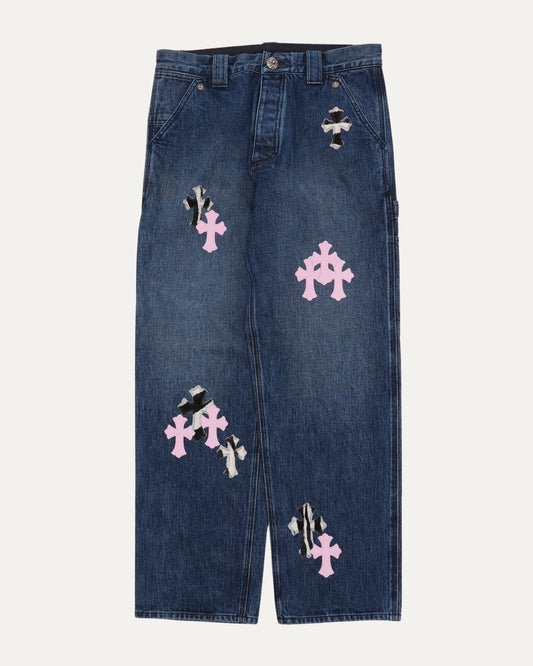 Turbo Diesel Cross Patch Carpenter Jeans
