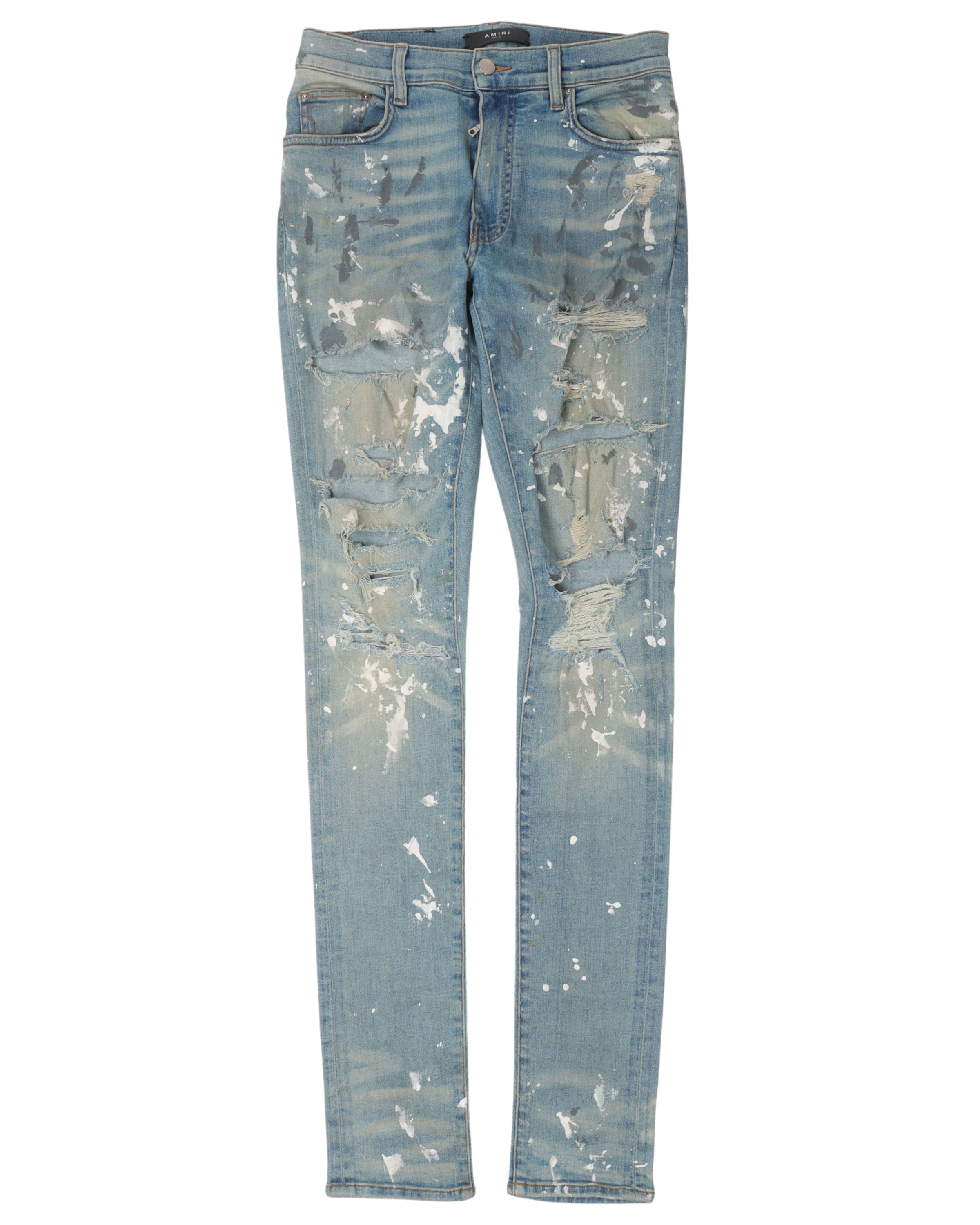 Amiri Paint Splattered Jeans