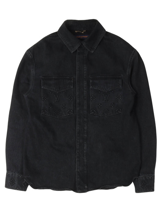 Monogram Denim Overshirt