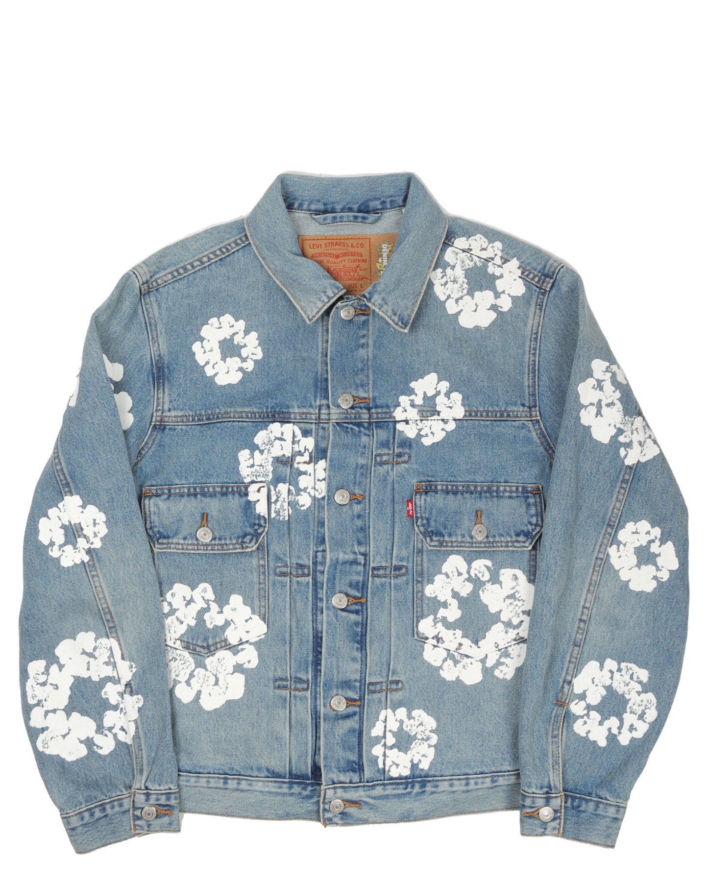 Levi's Cotton Wreath Denim Jacket