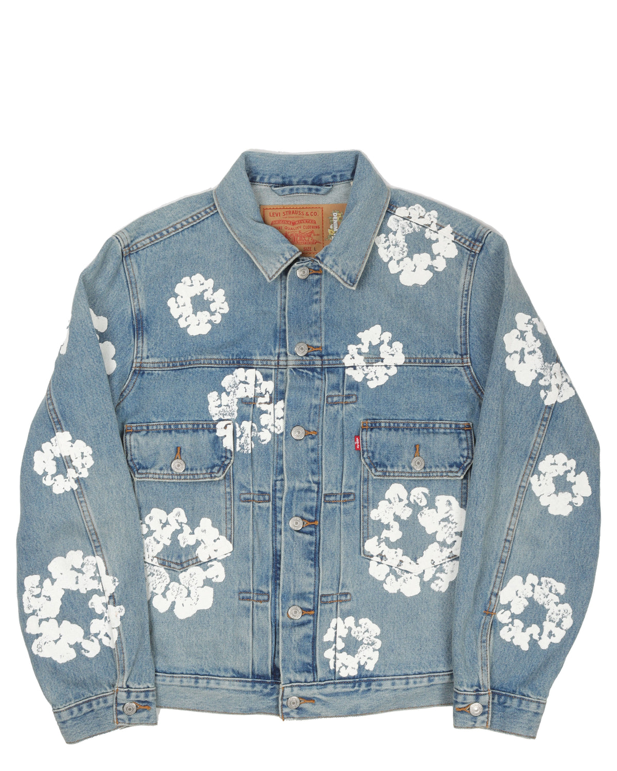 Levi's Cotton Wreath Denim Jacket
