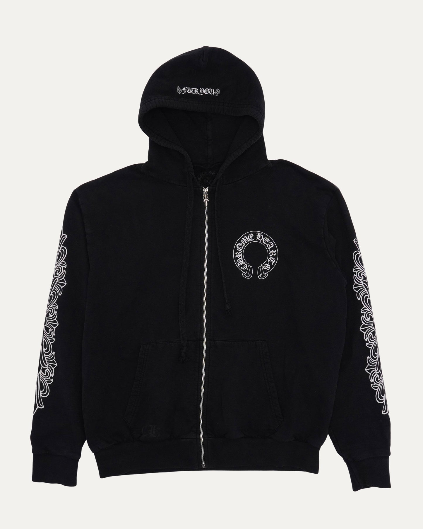 Horseshoe Logo Zip Up Hoodie