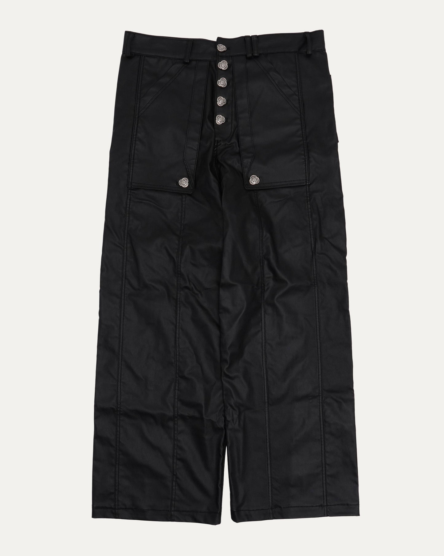 Coated Cargo Pants