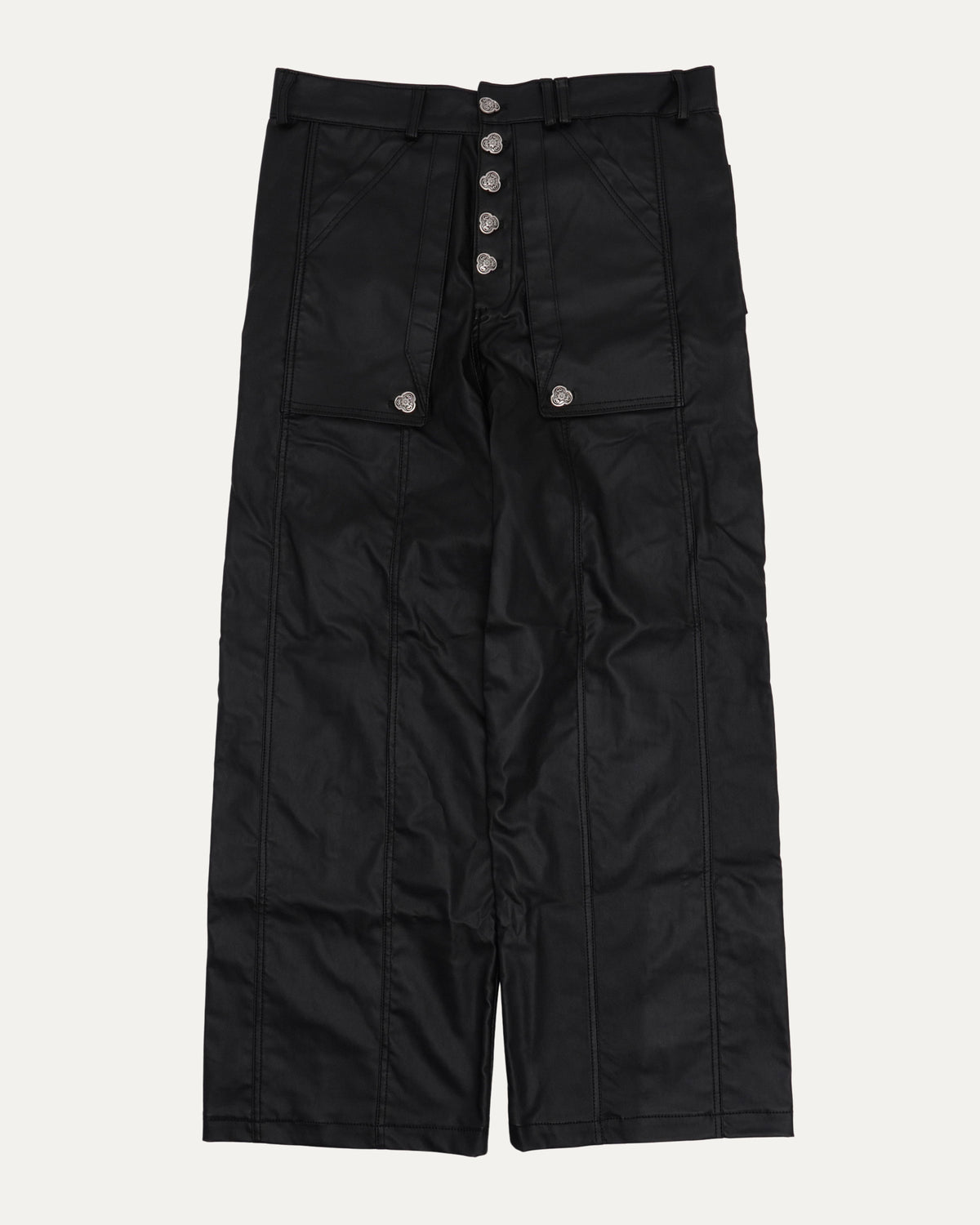 Coated Cargo Pants