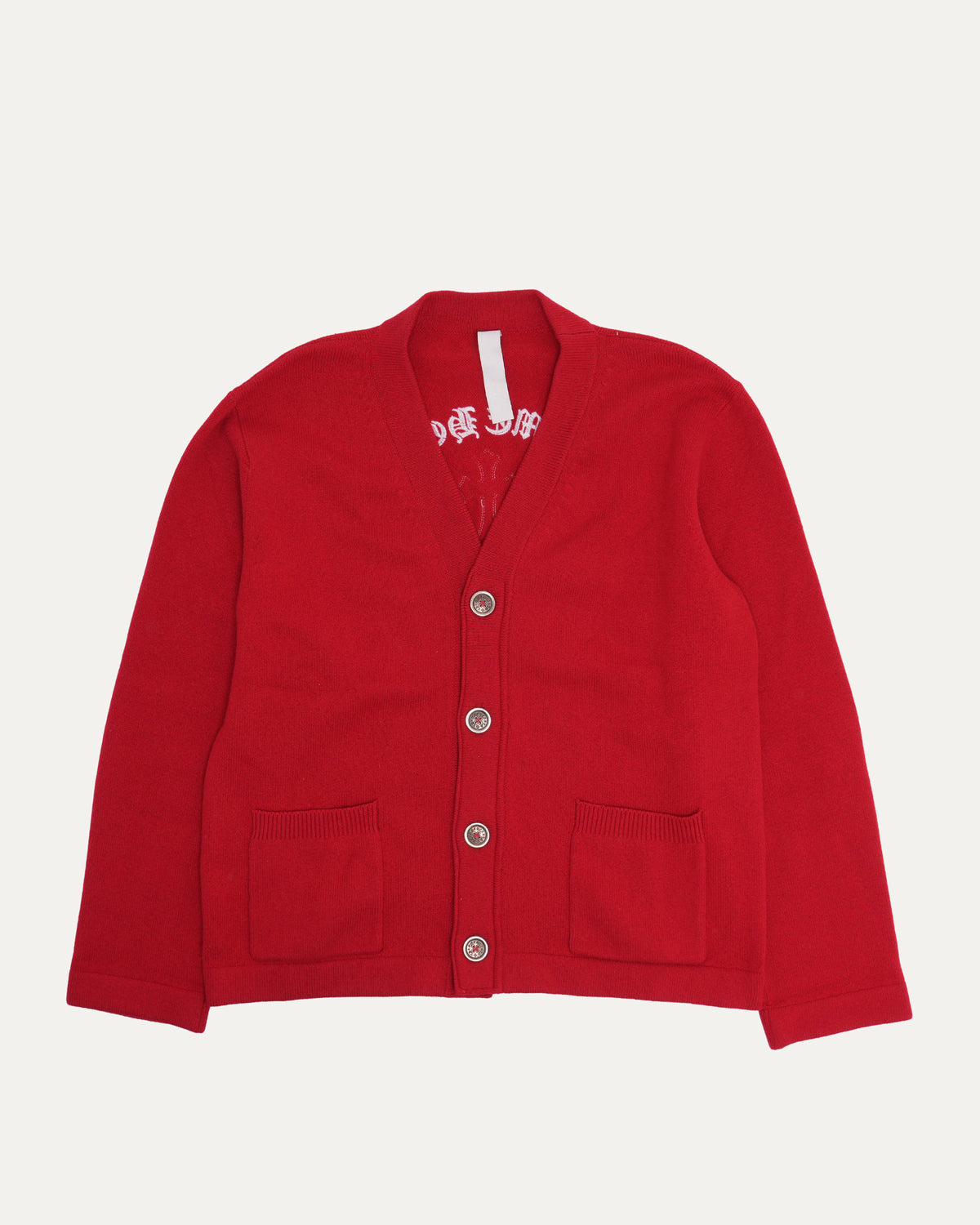 Cross Patch Cashmere Cardigan