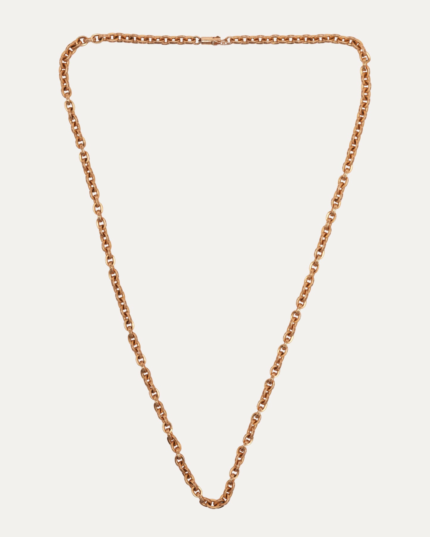 Gold Paper Chain Necklace