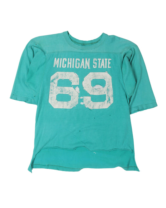 Repaired Michigan State University Football T-Shirt